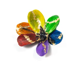 BROOCH SIXFLOWERED